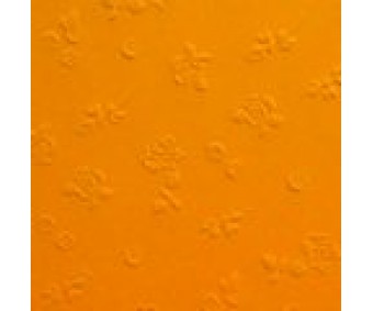 Kartong pressitud mustriga A4, 10 lehte - Roosid, oranž